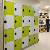 Casier facile direct d'usine pour le stockage de gymnase et d'école Armoire personnalisée en plastique ABS avec structure KD Stockage de colis étanche
