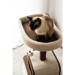 आप मुझे 27 'एच 27' एच 'पेट का पेड़ प्राकृतिक कागज की रस्सी खरोंच और जूट कपड़े पेच कैट - Product Image 2