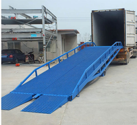 Rampe de quai hydraulique mobile, rampe de chargement portable, rampe de chargement de conteneurs robuste, rampe de quai de chargement d'entrepôt sur mesure