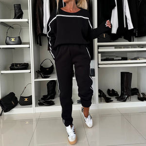 Conjunto Deportivo de Dos Piezas para Mujer, Estilo Americano, Chaqueta de Béisbol Holgada, Ropa Deportiva para Correr Estilo Hip-Hop - Product Image 5