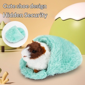 Coussin de Nid pour <span class=keywords><strong>Hamster</strong></span>, Lit pour Petits Animaux, Cochon d'Inde, Chinchilla, Lapin – Tapis Rond en Polyester Épais et Chaud pour Usage Intérieur en Hiver - Product Image 4