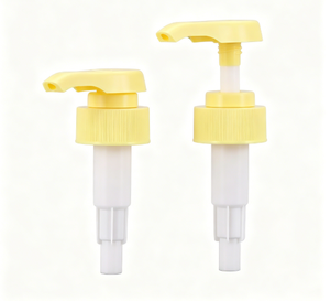 Cabezal de bomba dosificadora de loción PP 33/410, presión suave, sin obstrucciones, a prueba de fugas, bomba dispensadora reutilizable para botella de champú y gel de baño, logotipo personalizado OEM. - Product Image 1