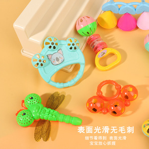 Hochets en plastique pour bébés de 0 à 24 mois, jouets d'éveil pour nourrissons, ensemble de jeu éducatif pour le développement de la préhension - Product Image 2