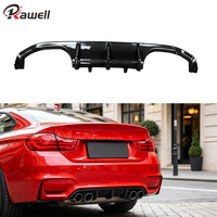 Diffuseur arrière en fibre de carbone style F80 MP pour BMW F80 M3 F82 F83 M4 2015+ - Diffuseur arrière - Modèles de voitures