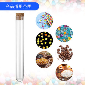 Transparent Ps Test Tubes 20X150Mm With Cork For <b>Bath</b> Salts Cigars Candies <b>Storage</b> 30Ml Capacity Observable Design - Product Image 4
