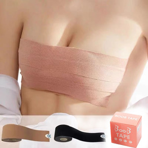 Cache-tétons pour femmes, soutien-gorge push-up, bande adhésive invisible pour le lifting des seins, soutien-gorge adhésif en tissu extensible, autocollants de poitrine, bralette sexy - Product Image 3