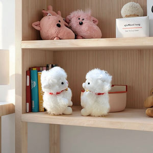 Porte-clés mignon en peluche mouton, pendentif animal agneau pour anniversaires et occasions spéciales, super doux, matériau principal en coton PP, personnalisable - Product Image 4