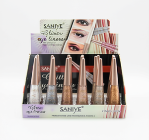 Fard à paupières liquide Saniye Glitter, 8 couleurs, fini scintillant, maquillage pour les yeux - Product Image 1