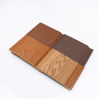 Panneau mural en bois composite anti-UV Revêtement mural extérieur étanche WPC pour la décoration intérieure