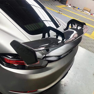 Aileron arrière en fibre de carbone 718 2016-2024, état neuf, style carbone humide, mise à niveau pour 718 Boxster Cayman RS - Product Image 4