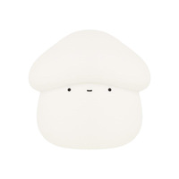 Lampe en silicone en forme de champignon, dessin animé, alimentée par USB avec minuterie et variateur d'intensité, idéale comme veilleuse de chevet ou lampe d'allaitement douce pour bébés