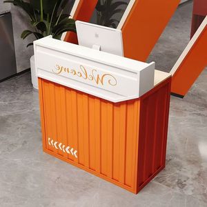 Mostrador de Caja Registradora de Hierro Forjado Estilo Industrial, Cajón para Oficina Comercial, Bares, Restaurantes, Gimnasios, Pequeños Negocios, Moderno y Creativo - Product Image 5