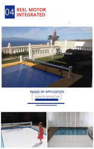 Water Crown Auto <b>Floating</b> PC Pool Cover for Spa <b>Inflatable</b> Swimming Children's Pools - Product Image 5