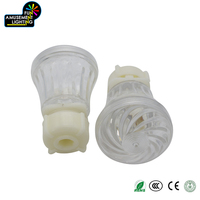 Boîtier de lampe LED Cabochon pour éclairage ponctuel d'arbre de Noël décoratif en plastique pour parc à thème, blanc/rouge/vert RGB SMD5050 IP65