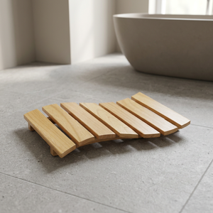 VILLA Coussin chauffant moderne en bois à ondulations - Product Image 3