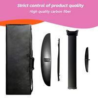 Jual panas BSC 890 Hidrofoil 1232sqcm layang-layang karbon selancar Wingfoil Foil Air Olahraga papan selancar elektrik kertas timah pompa Hidrofoil