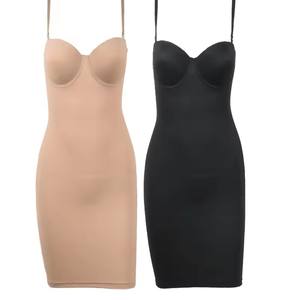 Shapewear pour femmes, slips de maintien de la forme, jupons fins <span class=keywords><strong>sous</strong></span> <span class=keywords><strong>robe</strong></span>, mini <span class=keywords><strong>robe</strong></span> rouge, soutien-gorge intégré, contrôle du ventre, shapewear - Product Image 6