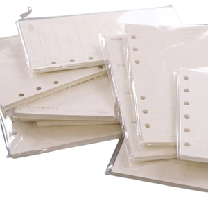 A6 xoắn ốc sinh viên Cuốn sách với 6 lỗ lưới trống Dot Matrix 60 trang bên trong bù đắp giấy-bán buôn tùy chọn quà tặng - Product Image 2