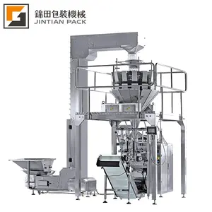 CE Fully automatic multi-function weigher weighing special design waterproof frozen food ice cube packing machine for ice bag