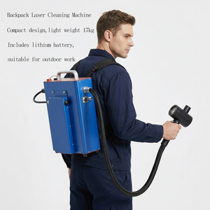Pulitore <span class=keywords><strong>Laser</strong></span> a Fibra MOPA Portatile da 200W 300W, Macchina <span class=keywords><strong>per</strong></span> Pulizia <span class=keywords><strong>Laser</strong></span> a Zaino <span class=keywords><strong>per</strong></span> Acciaio Inossidabile, Ruggine e Pittura a Olio - Product Image 2