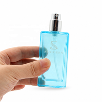 Flacon de parfum en verre 30 ml, transparent, carré, vaporisateur de parfum, flacon à fine brume, emballage cosmétique pour Cologne, Eau de Parfum