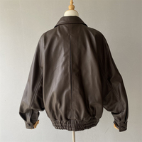 Veste bomber en cuir d'agneau véritable pour moto, vente chaude, automne-hiver, respirante, imperméable, coupe-vent, pour femme