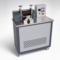 Kunststoff-Pelletiermaschine Zweiwalzenmühle TPE TPU Elastomer-Compound Misch- und Granuliermaschine für Weichmaterialien Labor-Testgerät CE