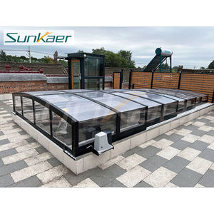 Cubierta Retráctil para Terraza Exterior Moderna y Personalizable, Precio de Fábrica, Cubiertas de Policarbonato para Terraza, Láminas de Policarbonato con Relieve - Product Image 1