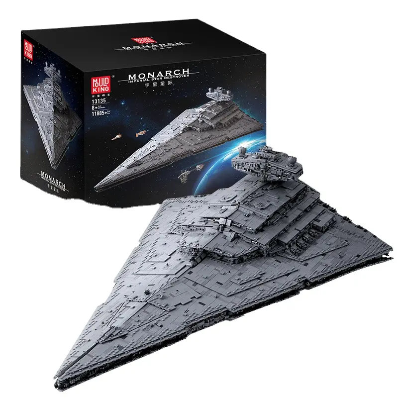 Mould king 13135 star destroyer star warings Mould king technic building block toy sets diy educational for kid children Legoi