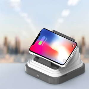 Cargador inalámbrico plegable de silicona de 10W, estación de carga de lámpara de ambiente RGB para Iphone 15 14 13 12 11 Pro Max Samsung Xiaomi - Product Image 3