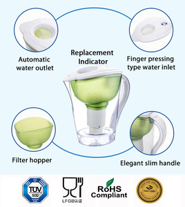 Top bán <span class=keywords><strong>3</strong></span>.5L Alkaline lọc nước bình hộ gia đình ngoài trời Máy lọc nước với Ionizer loại bỏ clo kim loại trầm tích - Product Image 2