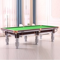 Billard russe professionnel boule russe 12ft Table de billard de snoker russe en bois massif pour une utilisation au bar