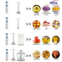 Mixeur Plongeant Multifonctionnel 3-en-1 en Acier Inoxydable 200W 300W 400W pour Vente en Gros