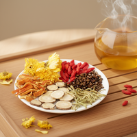 Thé en infusion de chrysanthème et de baies de goji, mélange bienfaisant, sachets individuels, boîte de 120g avec graines de cassia et réglisse
