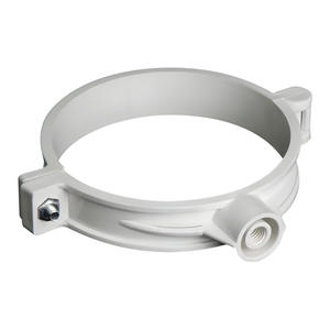 Abrazadera de <span class=keywords><strong>PVC</strong></span> de doble uso <span class=keywords><strong>para</strong></span> drenaje, tipo elevador, engrosada, con hebilla fija en forma de U, conexión hembra de cabeza hexagonal, modelo métrico 50-315 - Product Image 1