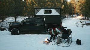 <span class=keywords><strong>Camper</strong></span> para Camioneta con Plataforma Deslizable para Dormir, Paredes de Aluminio Tipo Panal y 4 Ventanas, Piso con Capacidad de Carga de 215 kg - Product Image 2