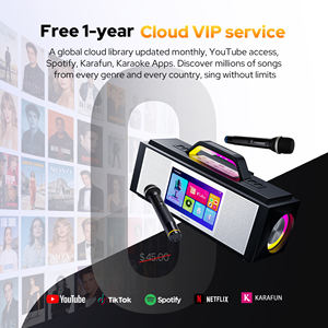 เครื่องคาราโอเกะพกพา InAndOn X5 32GB พร้อมหน้าจอสัมผัสขนาดใหญ่ ลำโพงในตัว WiFi Bluetooth สำหรับงานปาร์ตี้ที่บ้าน - Product Image 6