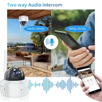 Nouveau système de caméra de sécurité domestique sans fil 3MP avec vision nocturne, Wi-Fi, stockage cloud, carte mémoire, capteur CMOS, résistant aux intempéries