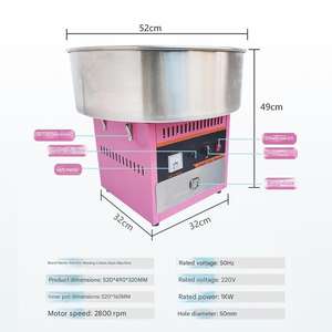 Máquina <span class=keywords><strong>de</strong></span> Algodón <span class=keywords><strong>de</strong></span> Azúcar Comercial <span class=keywords><strong>Mini</strong></span>, Automática, para el Hogar, Carnaval, Cumpleaños Infantiles, Fiestas Familiares, Uso en Panaderías - Product Image 5