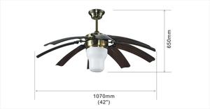 <span class=keywords><strong>Ventilateur</strong></span> de <span class=keywords><strong>plafond</strong></span> invisible à LED décorative avec pales dissimulées repliables - Product Image 6