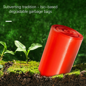 Sacs poubelle de cuisine de 30 gallons en plastique blanc biodégradable épais avec cordon de serrage Design sans déchirure 100 pièces - Product Image 2