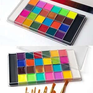 <span class=keywords><strong>Paleta</strong></span> de <span class=keywords><strong>pintura</strong></span> profesional para cara de Halloween, 26 <span class=keywords><strong>colores</strong></span>, arcoíris, purpurina - Product Image 5