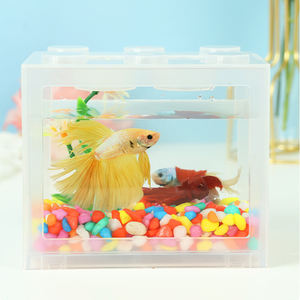 12*8*10.5Cm Klein Betta Aquarium Aquarium Betta Tank Container Thais Betta Vistank - Product Image 1