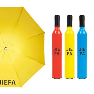 Nouvelle conception, vente en gros, parapluies publicitaires personnalisés en forme de bouteille, parapluie en forme de bouteille de vin avec logo personnalisé - Product Image 3