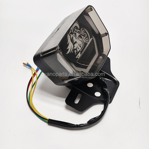 WANOU CG аксессуары светодиодные задние тормозные огни CG125 GN125 модный задний фонарь индикатор мотоциклетный задний фонарь - Product Image 4