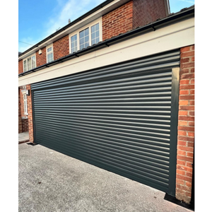 Porte <span class=keywords><strong>de</strong></span> <span class=keywords><strong>garage</strong></span> électrique moderne isolée en aluminium 2026, à commande à distance, fonctionnement automatique, prévention des incendies, insonorisée - Product Image 2