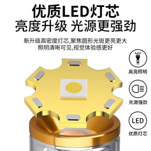 Lanterne de camping LED rechargeable USB Type C, lumière blanche chaude, lampe de tente portable pour l'extérieur - Product Image 2