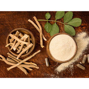 Qinshantang Label pribadi bubuk ekstrak akar Ashwagandha organik 2.5% 10% konsentrasi GMP cairan Herbal bersertifikat dari India - Product Image 2