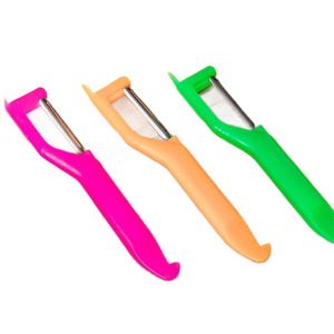 Éplucheurs de fruits et légumes, ensemble de 3 pièces, colorés, outils de cuisine faciles à nettoyer - Product Image 5
