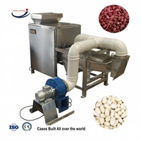 Machine à peler les cacahuètes de type sec JINCHENG 100-300 kg/heure, 220V/380V, tension personnalisable, garantie 1 an